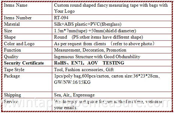 Cheap oem mini small lovely plastic retractable mini plastic tape measure for kids